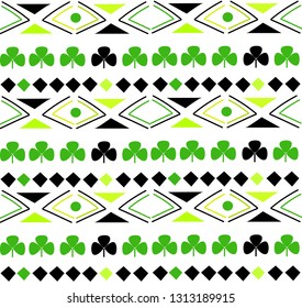 Seamless pattern in boho style Ethnic and tribal motifs.