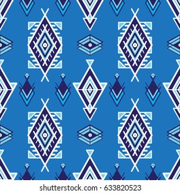 Seamless Pattern Boho Style Ethnic Ornament: vector de stock (libre de ...