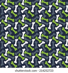 Seamless pattern with Bone