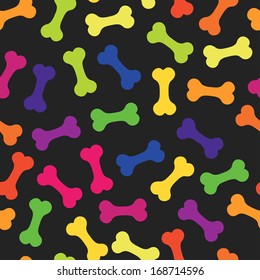 Seamless Pattern, Bone For A Dog