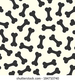 Seamless Pattern, Bone For A Dog