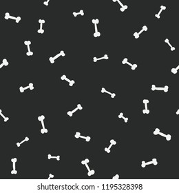 Seamless pattern with bones for pets