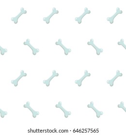 Seamless pattern with bones for pets. Or bones from the trash