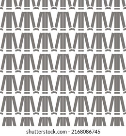 Seamless pattern with books on white background.  Vector design for fabric, textile, packaging, website. Flat style vector illustration.