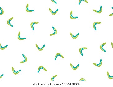 Seamless pattern with boomerang motifs. Ethnic concept wallpaper