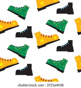 seamless pattern - boots