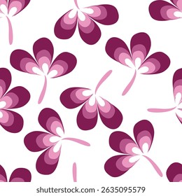 Nahtloses Muster botanische Blumen und Blätter Hintergrund.