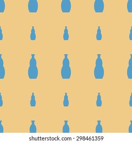 seamless pattern with bottle