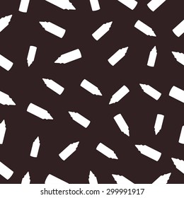 seamless pattern with Bottles of ketchup and chili sauce