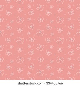 Seamless pattern bow on a colored, beautiful, stylish, creative background. Holiday, Christmas, new year