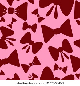 seamless pattern with bows