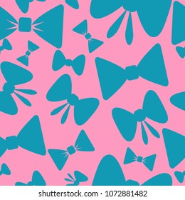 seamless pattern with bows