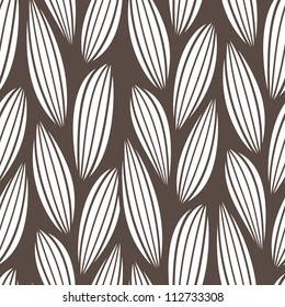 seamless pattern of braids. endless stylish texture