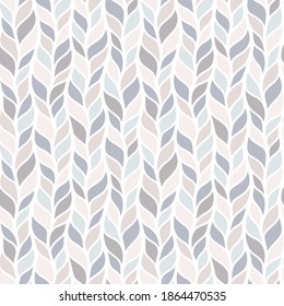 Seamless pattern of braids, endless texture, stylized sweater fabric. Texture for web, print, wallpaper, fall winter fashion, textile design, website background, holiday home decor