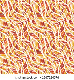 Seamless pattern of braids, endless texture, stylized sweater fabric. Texture for web, print, wallpaper, fall winter fashion, textile design, website background, holiday home decor