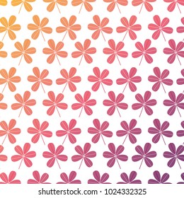 seamless pattern branch plant natural decoration