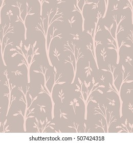 seamless pattern with branches 