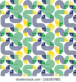 Seamless pattern for Brazil Independence Day September 7 isolated on transparent background.