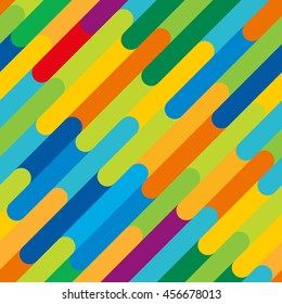 Seamless pattern. Brazilian Summer Games 2016 background. Vector EPS 10