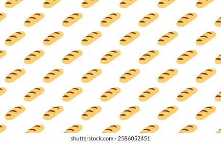 Seamless Pattern of a Bread. Bread pattern background. seamless pattern with breads. bread background