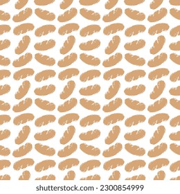 Seamless pattern with bread icons. Bread background