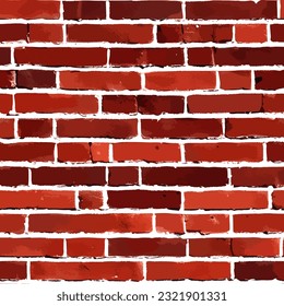 seamless pattern brick wall background stone texture illustration wall image colorful endless blocks repeat eps vector