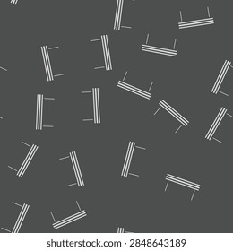 seamless pattern bridge guard rails cartoon. steel safety, metal asphalt, block side bridge guard rails sign vector