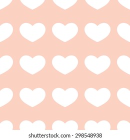 Seamless pattern bright, beautiful, color, heart on a pink background. February 14 Valentine's day