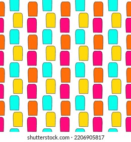 seamless pattern with bright and colorfull squares