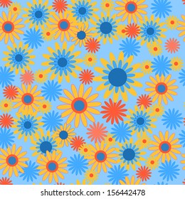 Seamless pattern with a bright colors