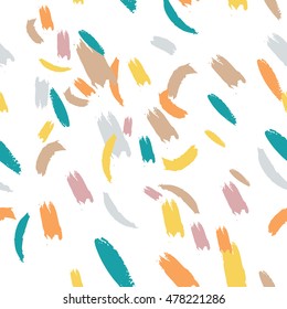 Seamless pattern. Bright colors on white background.