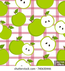 Seamless pattern of bright fruits. Strips. Texture. Delicious. For your design.