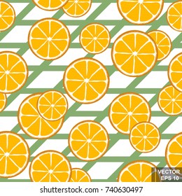 Seamless pattern of bright fruits. Strips. Texture. Delicious. For your design.