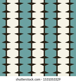 Seamless pattern with bright geometric ornament.