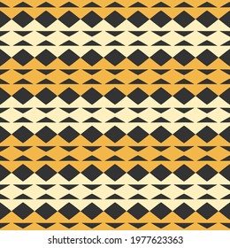 Seamless pattern with bright geometric ornament.