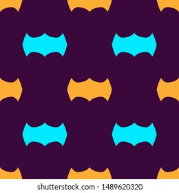 Seamless pattern with bright geometric shapes.
