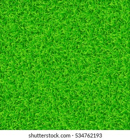 Seamless pattern with bright green grass. Repetitive grass background. Vector illustration for your graphic design.