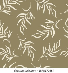 Seamless pattern with bright hand drawn flowers, leaves and florals. Repeating background for wrapping paper, fabric,textile, stationary products decoration.