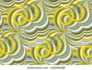 Seamless pattern with bright intertwined lines. Vector illustration - Powered by Shutterstock - Get 15% off with code: PIKWIZARD15
