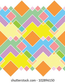 seamless pattern of bright rectangles of different colors