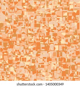 Seamless pattern. Bright texture in the camouflage style consisting of concentric circles and squares. Use for fashionable clothes, wall-paper, furniture and other design.