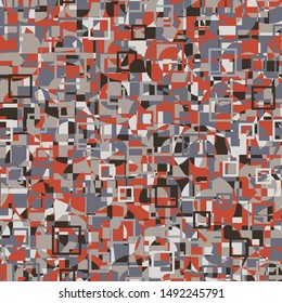 Seamless pattern. Bright texture in the camouflage style consisting of concentric circles and squares. Use for fashionable clothes, wall-paper, furniture and other design.