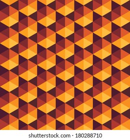 Seamless pattern. Bright vector optical illusion. Op art background for your design.