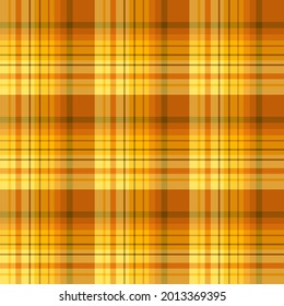 Patrón sin foco en los colores amarillo y naranja brillante para el recubrimiento, la tela, la ropa, el mantel y otras cosas. Imagen vectorial. 