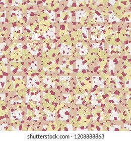 Seamless pattern. Broken circles and stars. Background from the network.