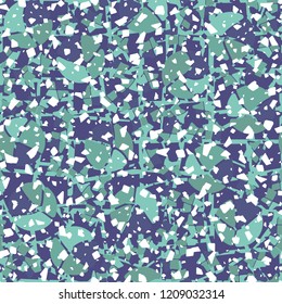 Seamless pattern. Broken circles and stars. Background from a chaotic lattice.