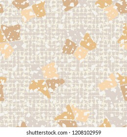 Seamless pattern. Broken stars. Background from chopped ovals.