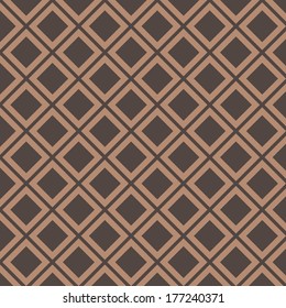 seamless pattern, brown background, geometric design, vector illustration