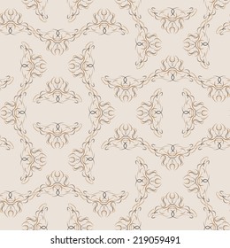 seamless pattern with brown background, vector background