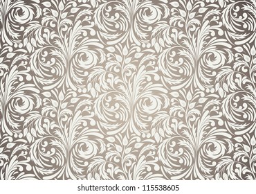 Seamless pattern in brown color